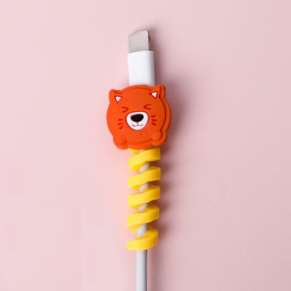 Protecteur et Organisateur de Câble USB en Spirale Cartoon