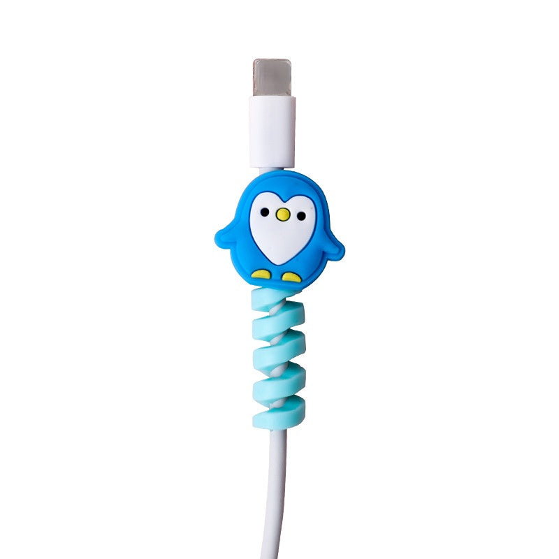 Protecteur et Organisateur de Câble USB en Spirale Cartoon