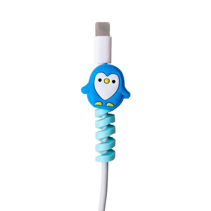 Protecteur et Organisateur de Câble USB en Spirale Cartoon