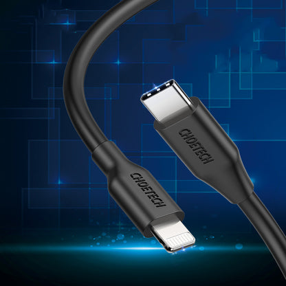 Câble CHOETECH USB-C vers Lightning Certifié MFi de 2m