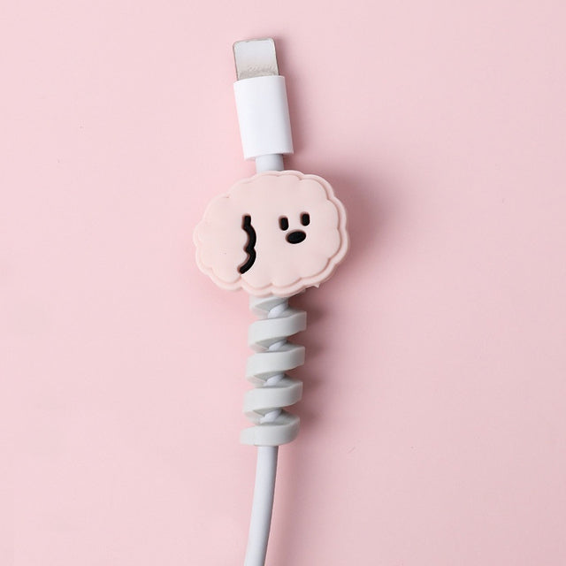 Protecteur et Organisateur de Câble USB en Spirale Cartoon