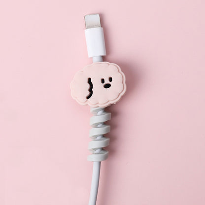 Protecteur et Organisateur de Câble USB en Spirale Cartoon