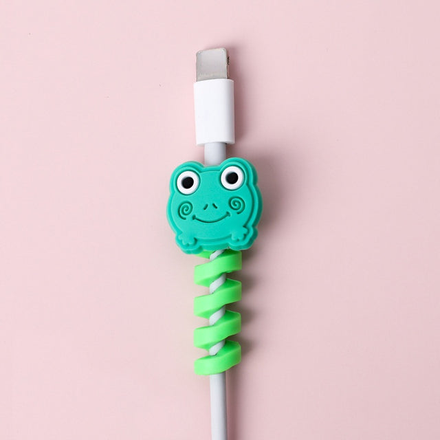 Protecteur et Organisateur de Câble USB en Spirale Cartoon