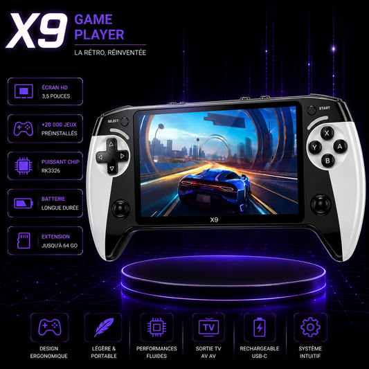 X9 Handheld-Spielekonsole