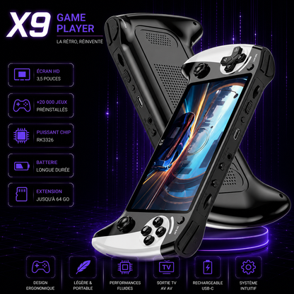 Console de jeux portable X9